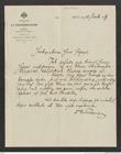 Nachlass Franz Steindachner, Brief von Gustav Stiasny an Franz Steindachner (12.11.1907), Inv.Nr. 516.01, Seite 1
